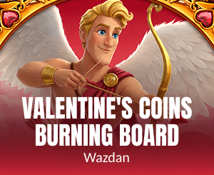 Valentines Coins Burning Board