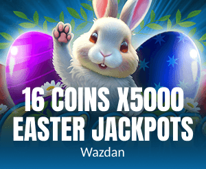 16 Coins x5000 Easter Jackpots