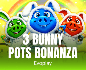 3 Bunny Pots Bonanza